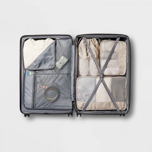 Hardside Checked Suitcase - Image 4