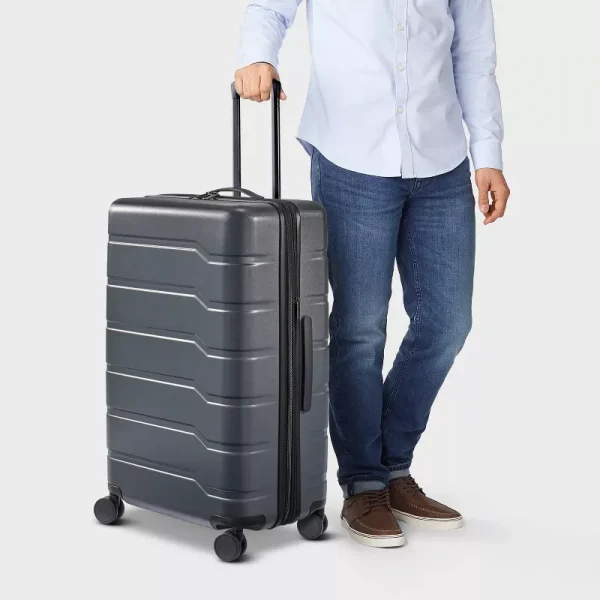 Hardside Checked Suitcase - Image 2